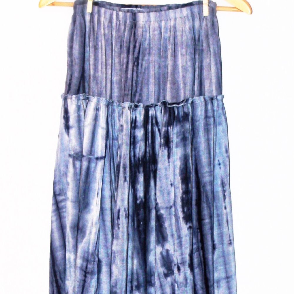 SUMMER CLEARANCE INDIGO CITY LIGHTS MAXI SKIRT - Picture 5 of 6